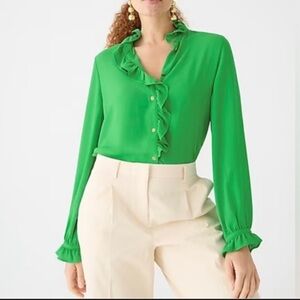 J. Crew Ruffle Blouse